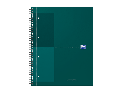 Oxford International A4+ Hardcover Notizbuch, Wire-O Spiralbindung, liniert 6mm, 80 Blatt, scribzee kompatibel, 30. Jahre Jubiläums Edition, sortierte Farben