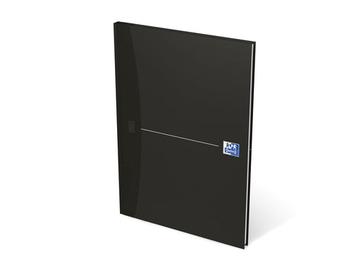 Oxford  Office Essentials A4 Hardback Casebound Notebook Ruled 192 Pages Black