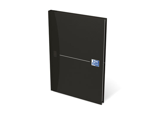 Oxford  Office Essentials A5 Hardback Casebound Notebook Ruled 192 Pages Black