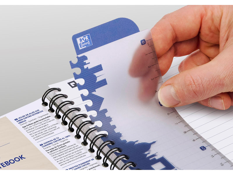 Oxford  Office Essentials A5 Soft Card Twin-wire Notebook Ruled 180 Pages Assorted Colours SCRIBZEE® Compatible