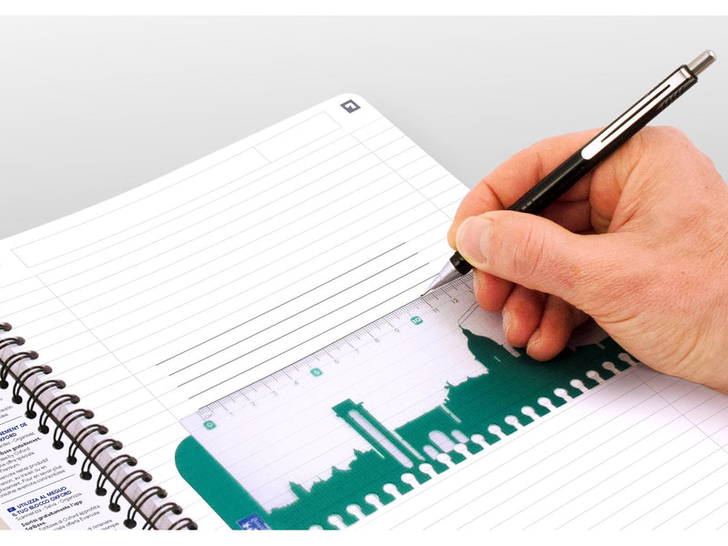 Oxford  Office Essentials A5 Soft Card Twin-wire Notebook Ruled 180 Pages Assorted Colours SCRIBZEE® Compatible