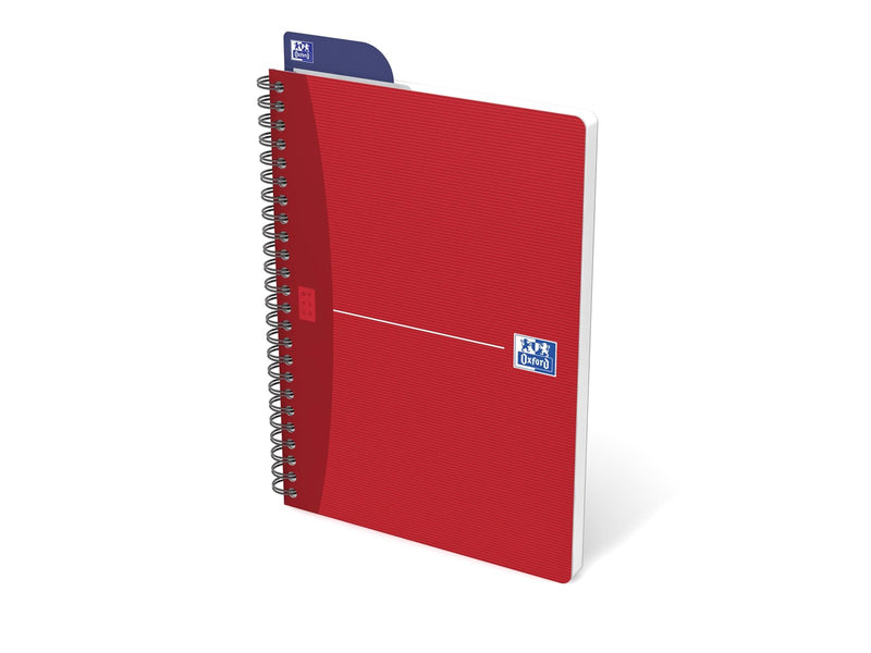 Oxford  Office Essentials A5 Soft Card Twin-wire Notebook Ruled 180 Pages Assorted Colours SCRIBZEE® Compatible