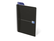 Oxford  Office Essentials A5 Soft Card Twin-wire Notebook Ruled 180 Pages Black SCRIBZEE® Compatible