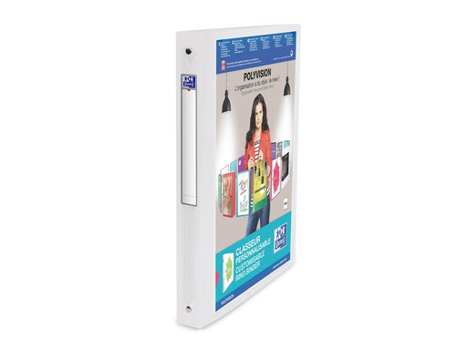 Oxford Ring Binder  Polyvision A4 30mm Spine 4 rings translucent Clear