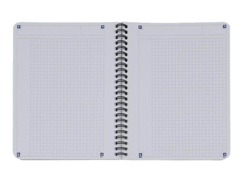 Oxford Touch Notebook A5 squared 5 mm soft touch cover twin-wire 180 pages