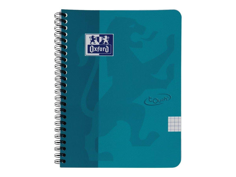 Oxford Touch Notebook A5 squared 5 mm soft touch cover twin-wire 180 pages