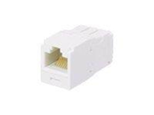 PANDUIT Mini-com module cat 6 utp 8 pos 8 wire universal white.