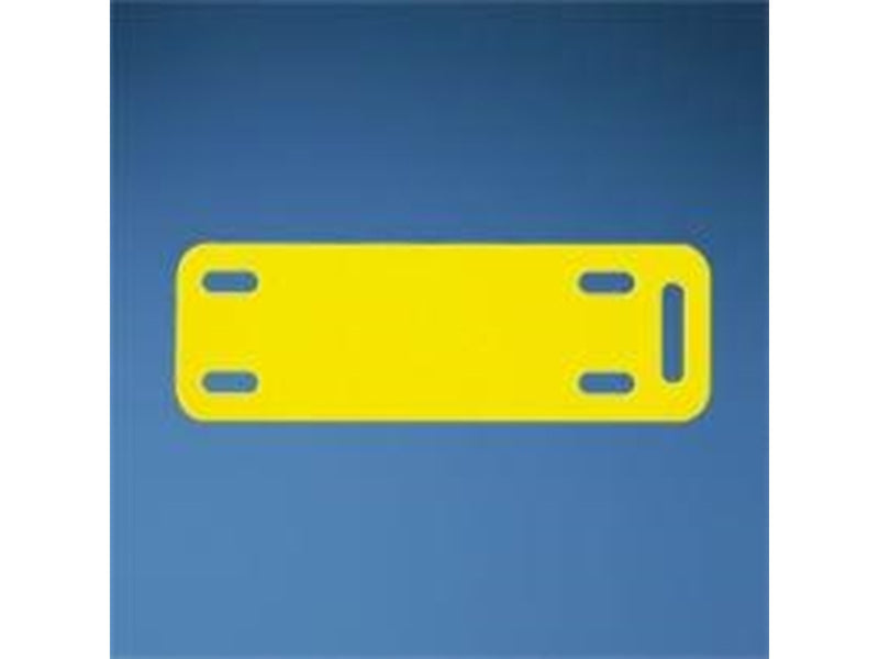PANDUIT Thermal transfer marker plate.12.70x76.20mm yellow