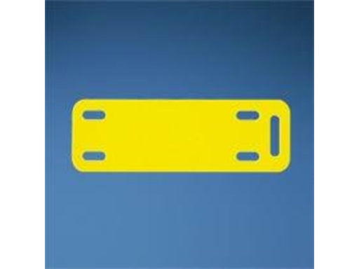 PANDUIT Thermal transfer marker plate.12.70x76.20mm yellow