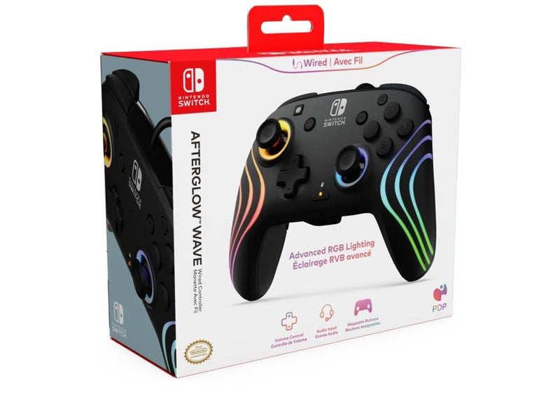 PDP Afterglow Wave - Black - Wired - Wired Controller - Nintendo Switch