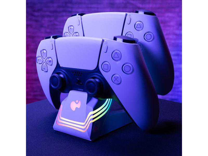 PDP Afterglow Wave - Dual Charger White - Wired - Sony PlayStation 5