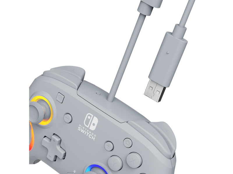 PDP Afterglow Wave - Grey - Wired - Wired Controller - Nintendo Switch