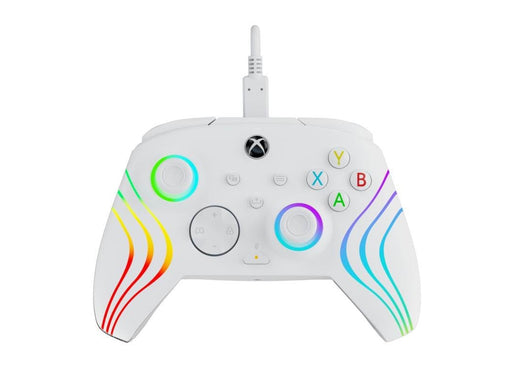 PDP Afterglow Wave Wired Controller - White - Wired Controller - Microsoft Xbox One