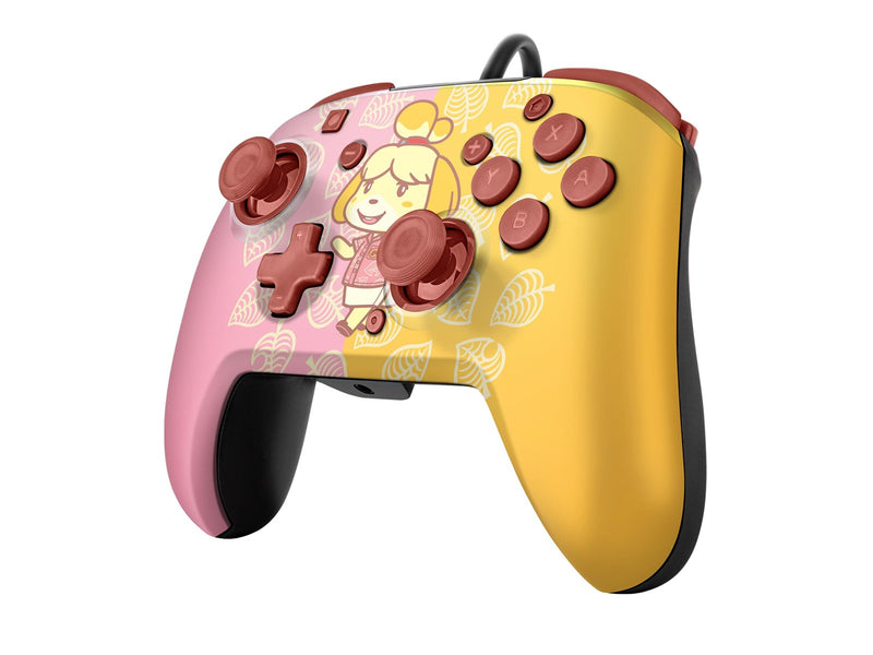 PDP Faceoff Deluxe Audio Isabelle - Wired Controller - Nintendo Switch