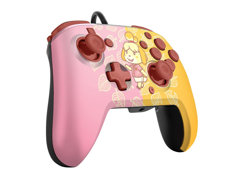 PDP Faceoff Deluxe Audio Isabelle - Wired Controller - Nintendo Switch