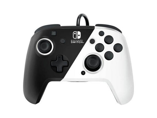PDP Nintendo Switch Faceoff Deluxe Controller + Audio Wired - Black & White - Wired Zubehör für Spielkonsole - Nintendo Switch
