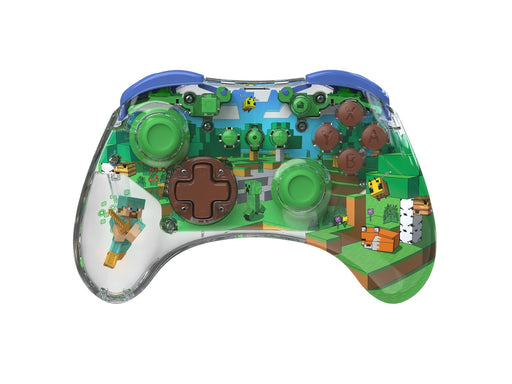 PDP REALMz - Minecraft Forest Biome - Wireless Controller - Nintendo Switch