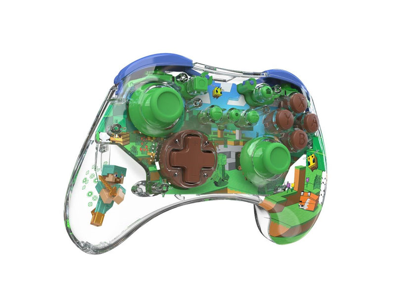 PDP REALMz - Minecraft Forest Biome - Wireless Controller - Nintendo Switch