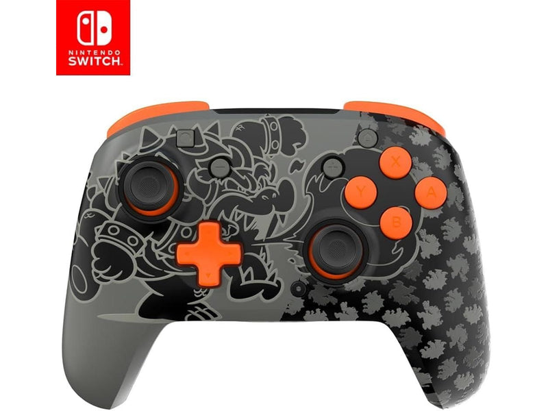 PDP Rematch GLOW (Blackout Bowser) - Wireless Controller - Nintendo Switch
