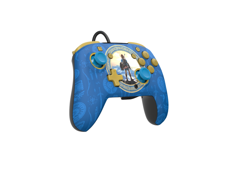 PDP Rematch - Hyrule Blue - Wired Controller - Nintendo Switch
