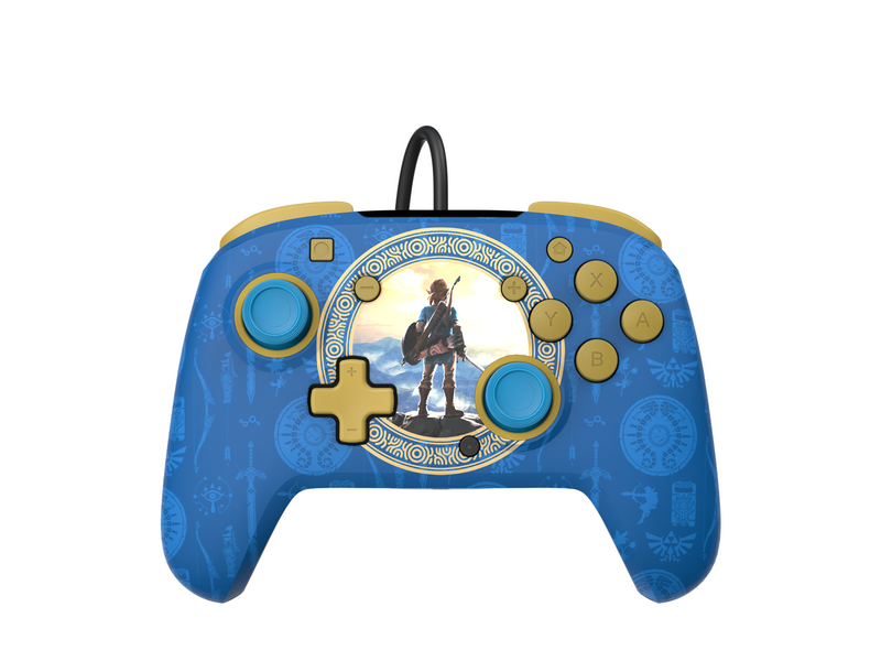 PDP Rematch - Hyrule Blue - Wired Controller - Nintendo Switch