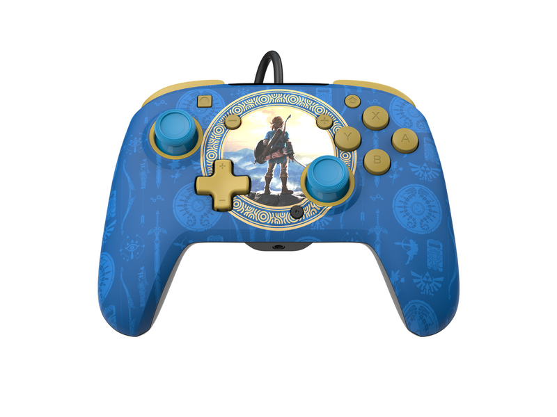 PDP Rematch - Hyrule Blue - Wired Controller - Nintendo Switch