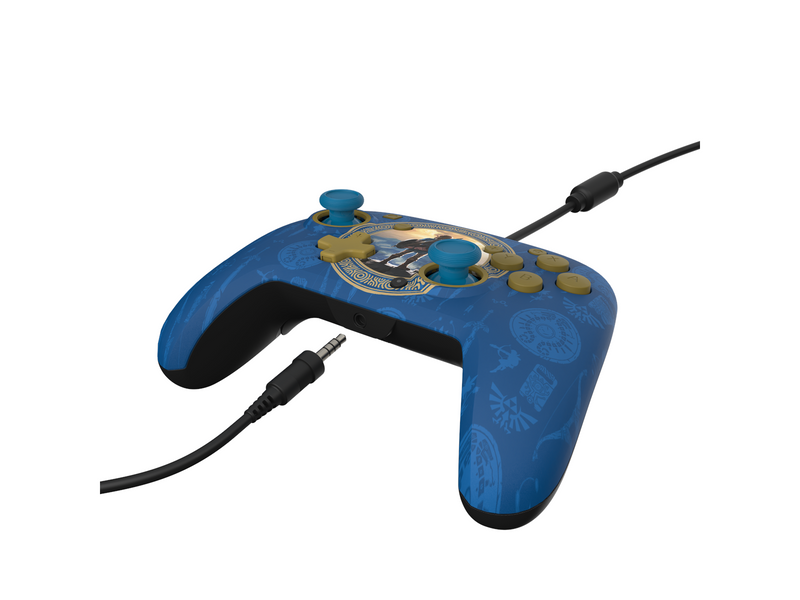 PDP Rematch - Hyrule Blue - Wired Controller - Nintendo Switch
