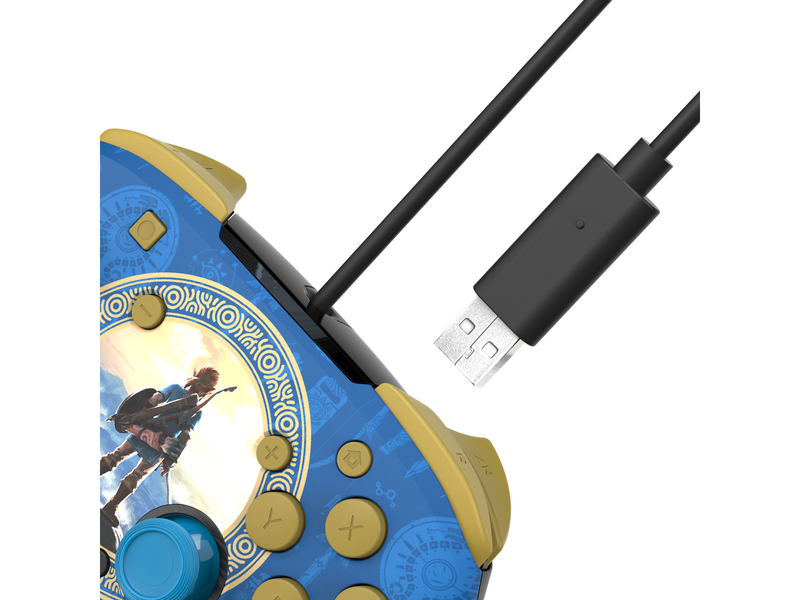 PDP Rematch - Hyrule Blue - Wired Controller - Nintendo Switch