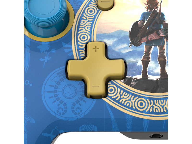 PDP Rematch - Hyrule Blue - Wired Controller - Nintendo Switch