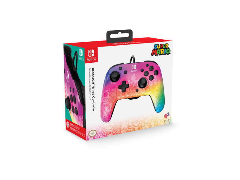 PDP Rematch Wired controller - Star Spectrum - Wired Controller - Nintendo Switch