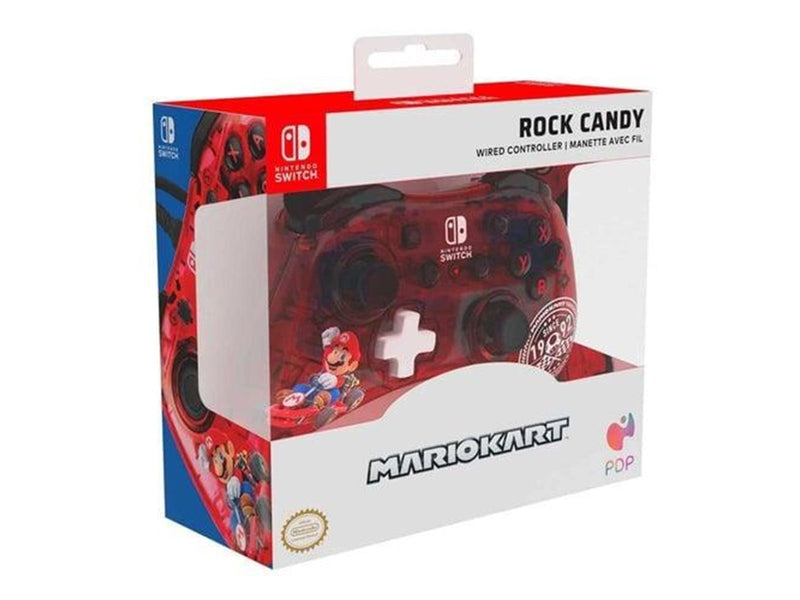 PDP Rock Candy Mini Wired Controller - Mario Kart - Wired Controller - Nintendo Switch