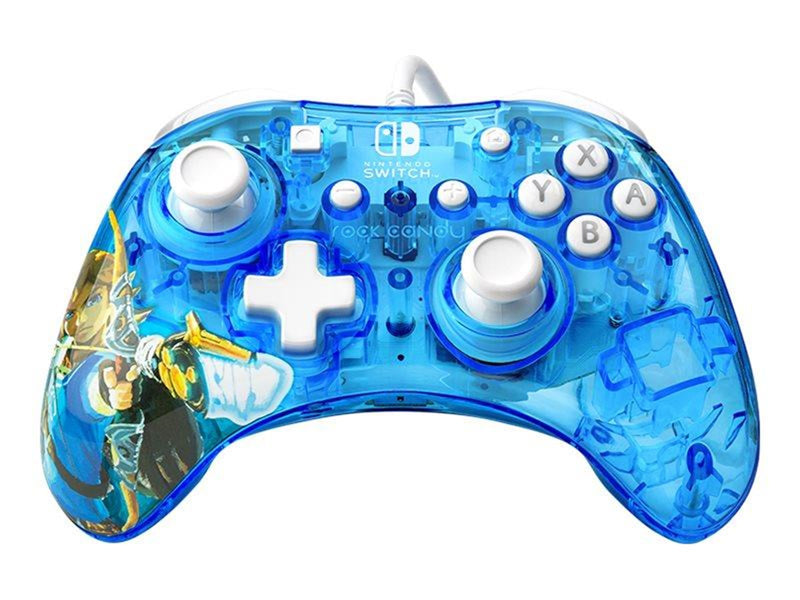 PDP Rock Candy Wired Controller - Berry Brave Link - Wired Controller - Nintendo Switch