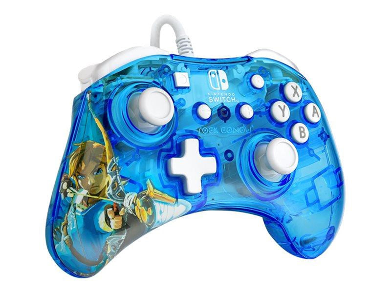 PDP Rock Candy Wired Controller - Berry Brave Link - Wired Controller - Nintendo Switch
