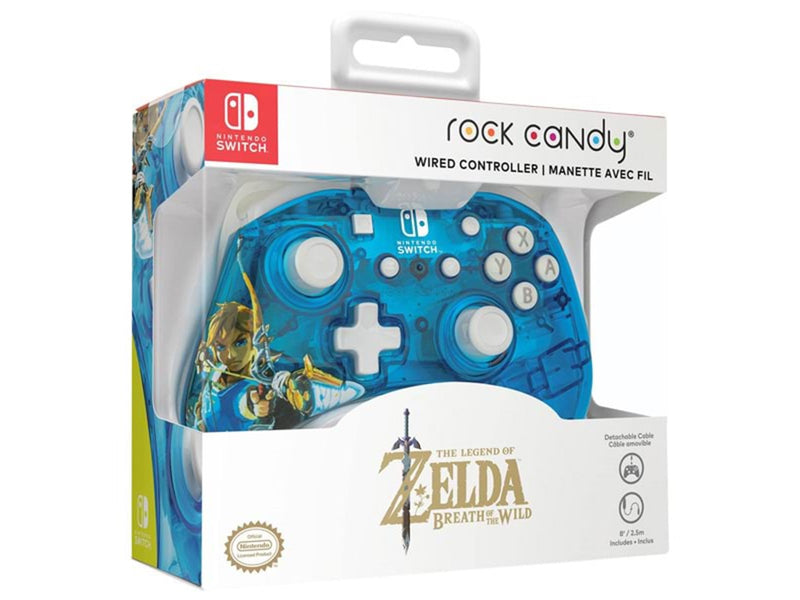 PDP Rock Candy Wired Controller - Berry Brave Link - Wired Controller - Nintendo Switch
