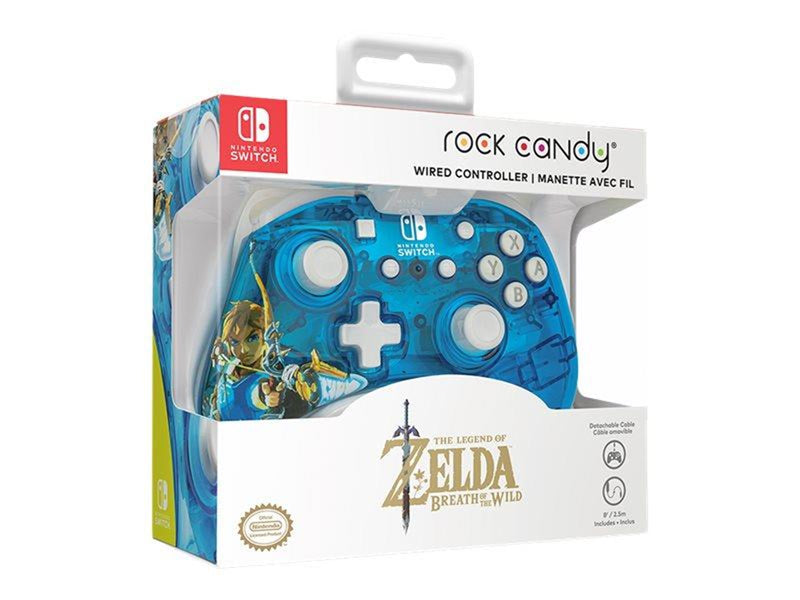 PDP Rock Candy Wired Controller - Berry Brave Link - Wired Controller - Nintendo Switch