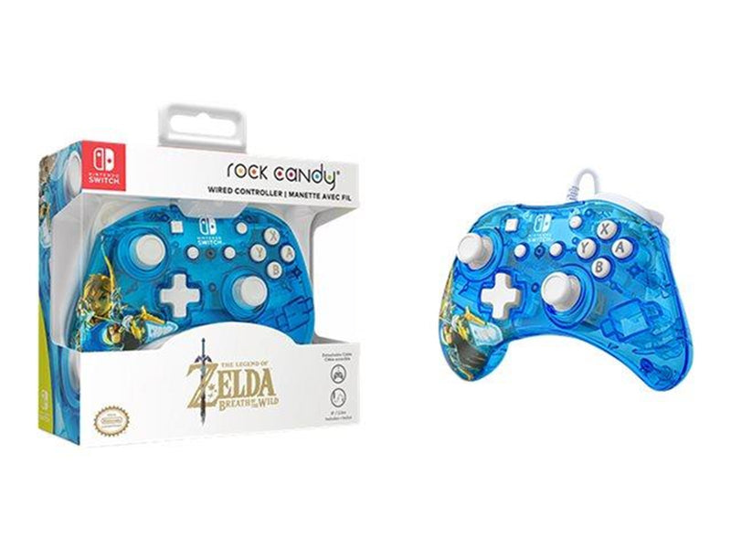 PDP Rock Candy Wired Controller - Berry Brave Link - Wired Controller - Nintendo Switch