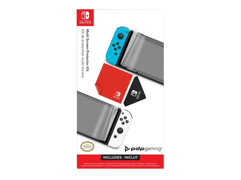 PDP Screen Protector Kit for Nintendo Switch + Switch OLED - Miscellaneous Zubehör für Spielkonsole - Nintendo Switch