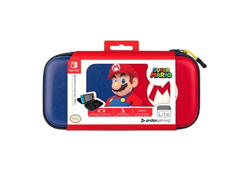 PDP Slim Deluxe Travel Case - MARIO - Miscellaneous Bag - Nintendo Switch