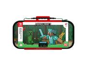 PDP Travel Case Plus GLOW - Minecraft Forest Battle - Miscellaneous Bag - Nintendo Switch