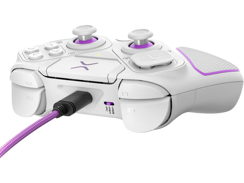 PDP Victrix Pro BFG - White - Wired Controller - Sony PlayStation 4