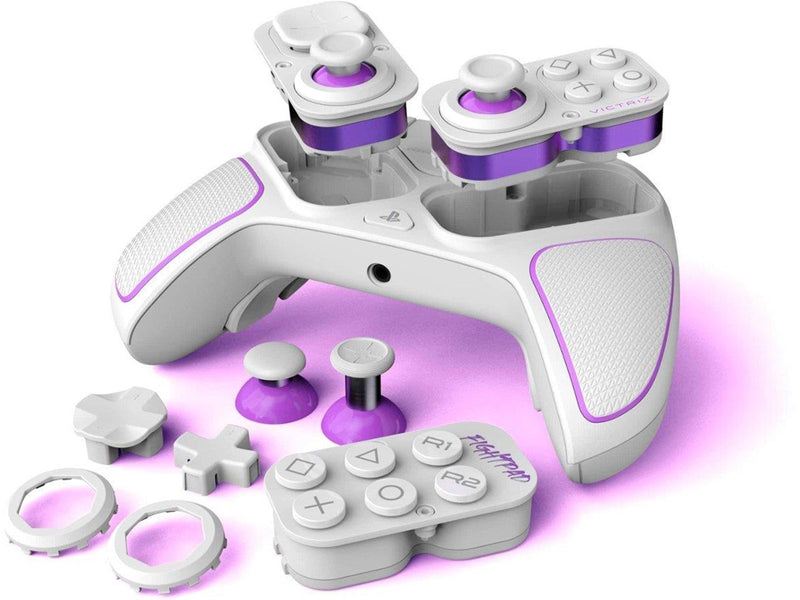 PDP Victrix Pro BFG - White - Wired Controller - Sony PlayStation 4