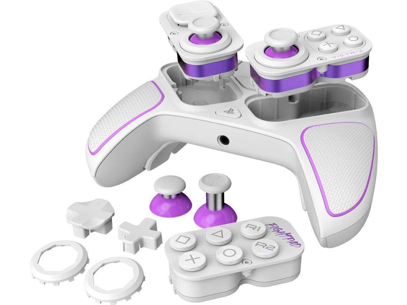 PDP Victrix Pro BFG - White - Wired Controller - Sony PlayStation 4