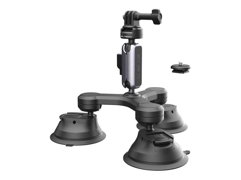 PGYTECH CapLock support system - suction mount - three-arm
