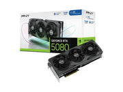PNY GeForce RTX 5080 Triple Fan OC - 16GB GDDR7 RAM - Grafikkarte