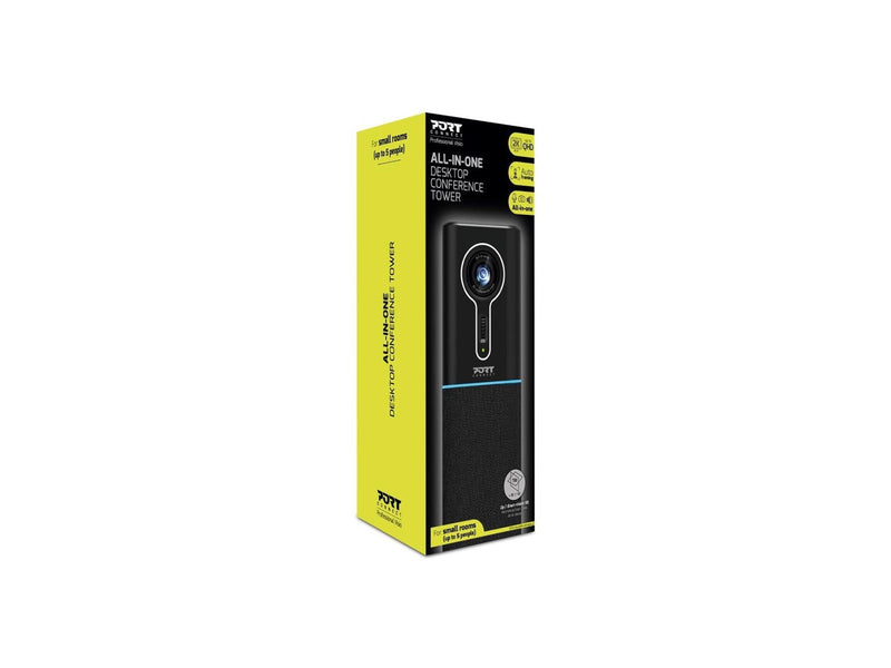 PORT Designs 2K UHD All-in-One Audio/Video Desktop Conference Tower
