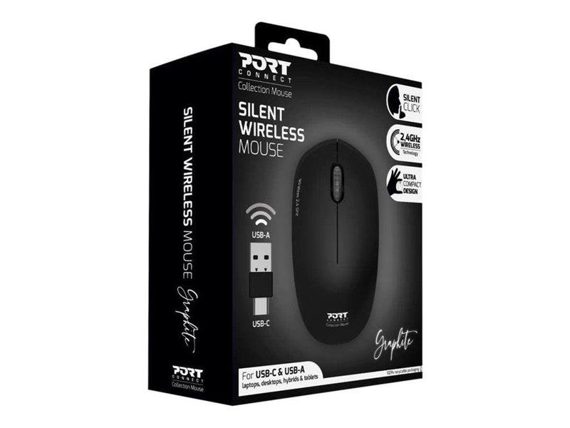 PORT Designs PORT Connect Collection - Maus (Schwarz)