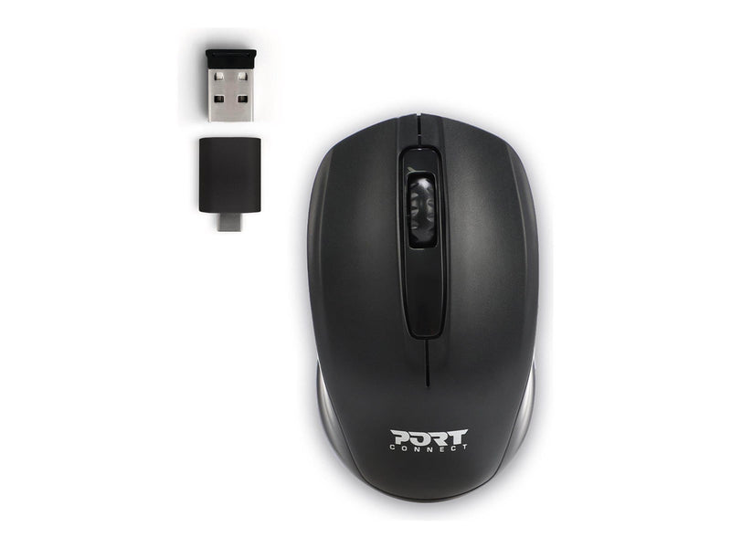 PORT Designs PORT Connect - Maus (Schwarz)