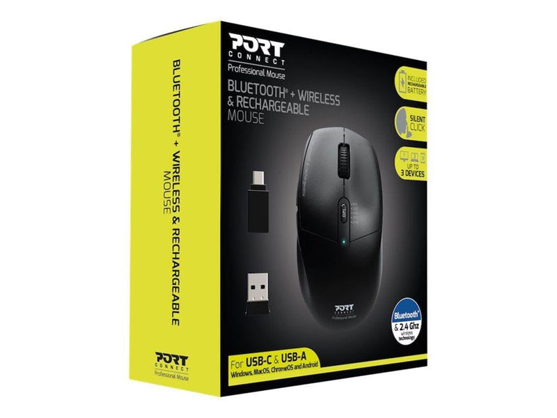 PORT Designs PORT Connect Professional - Maus (Schwarz)