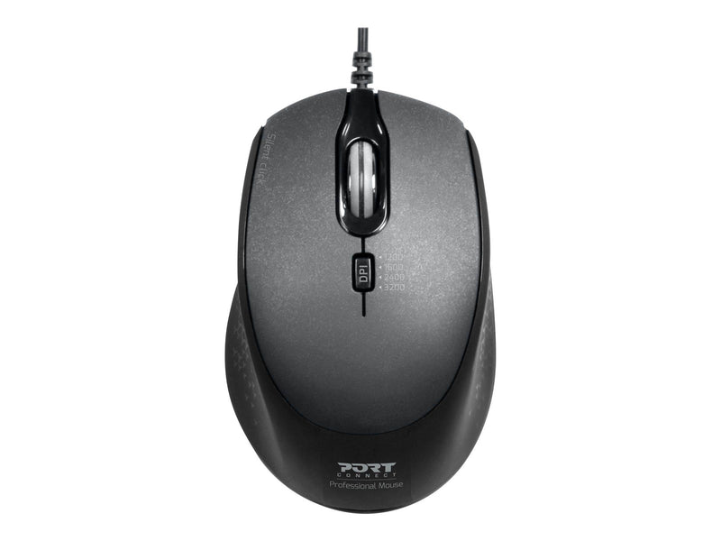 PORT Designs PORT Connect Professional SILENT - Maus (Schwarz)