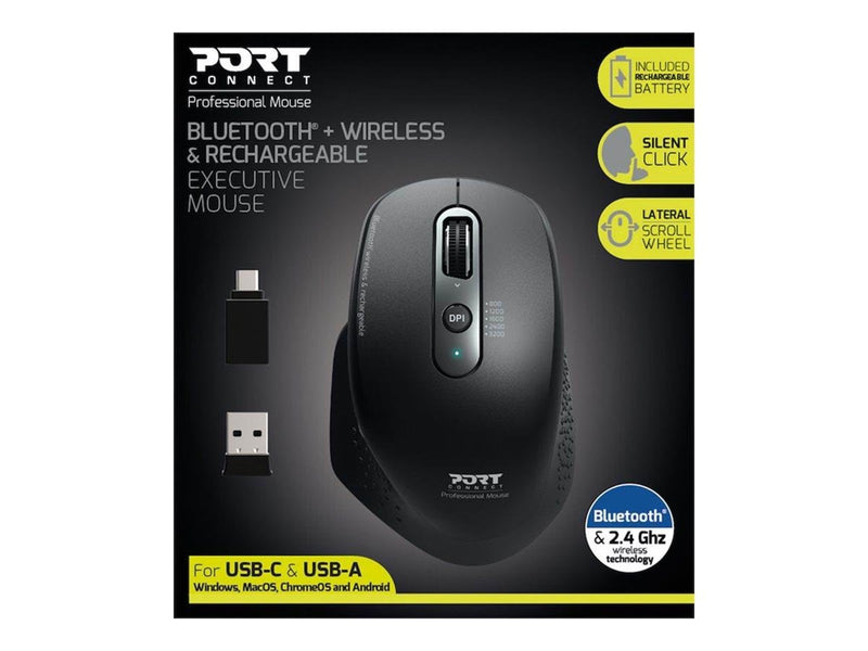 PORT Designs PORT Connect Professional office executive combo - Maus (Schwarz)
